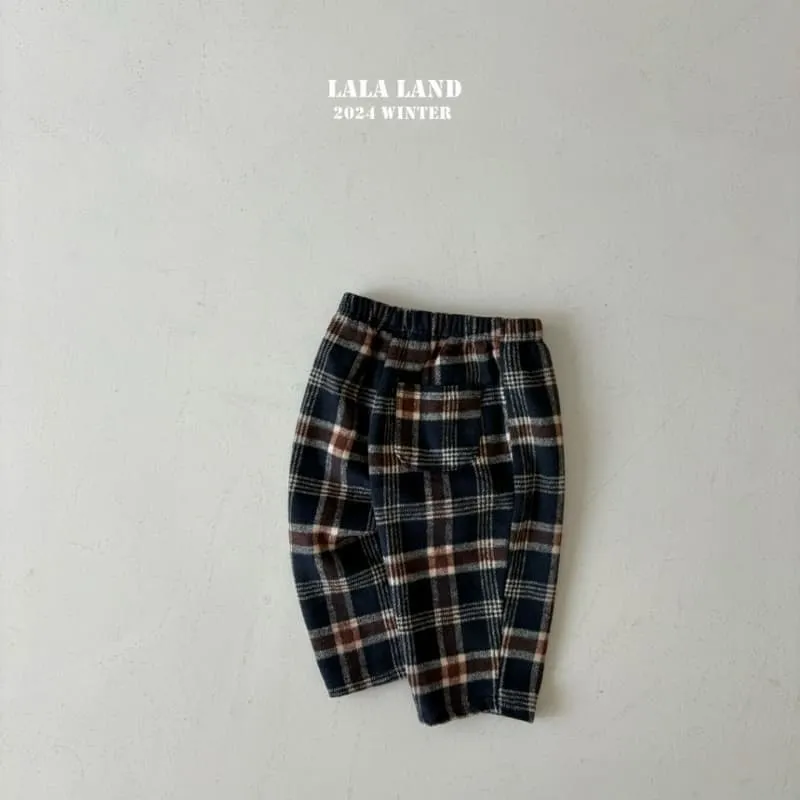 Lalaland - Korean Children Fashion - #childrensboutique - Classic Check Pants - 7