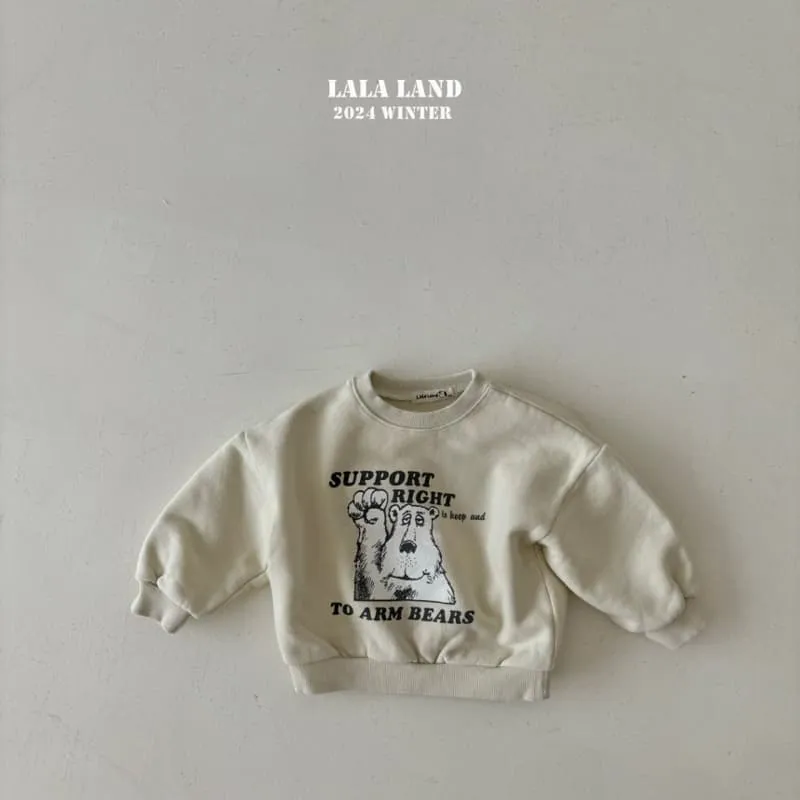 Lalaland - Korean Children Fashion - #designkidswear - Right Bear Sweatshirt - 7