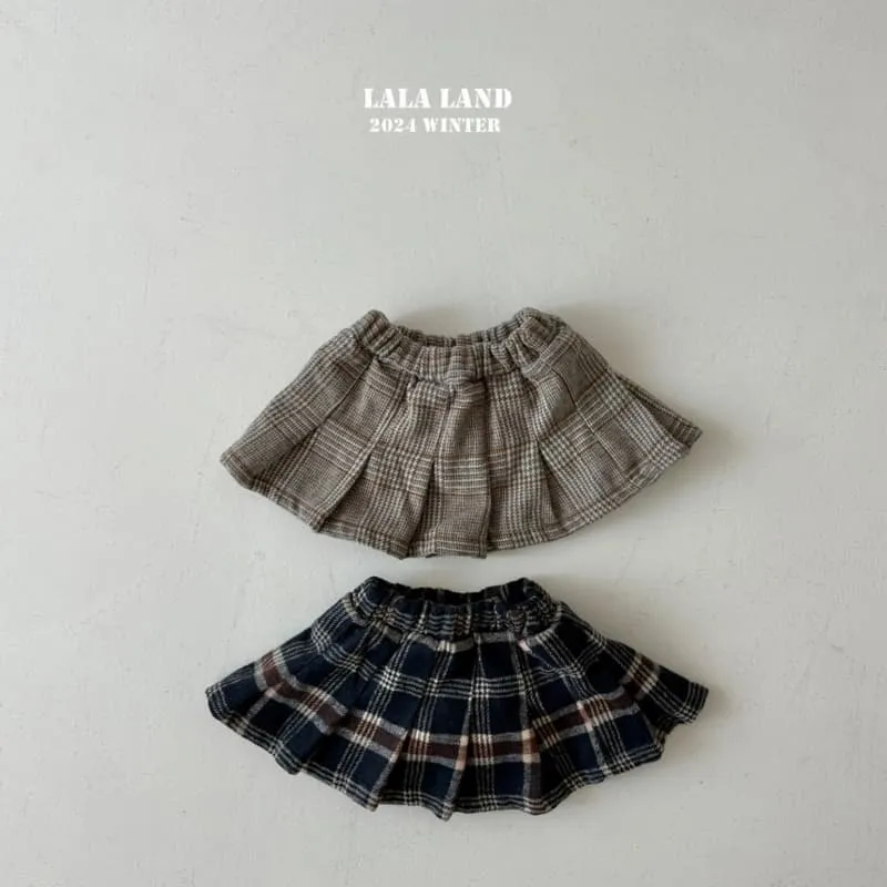 Lalaland - Korean Children Fashion - #designkidswear - Classic Check Skirt - 9