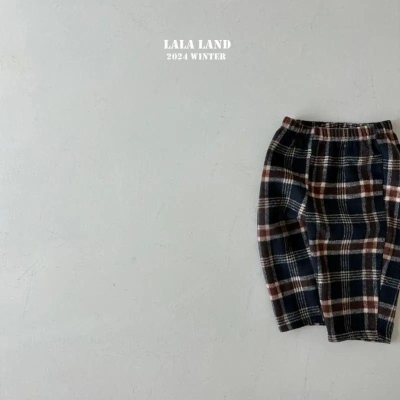 Lalaland - Korean Children Fashion - #designkidswear - Classic Check Pants - 8