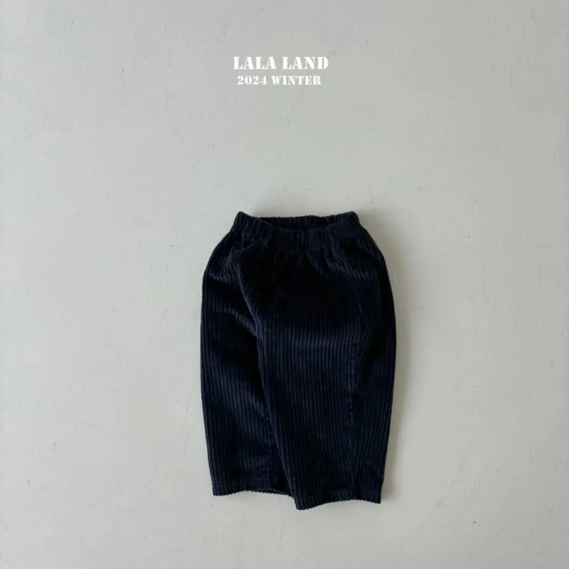 Lalaland - Korean Children Fashion - #designkidswear - Corduroy Banding Pants - 5