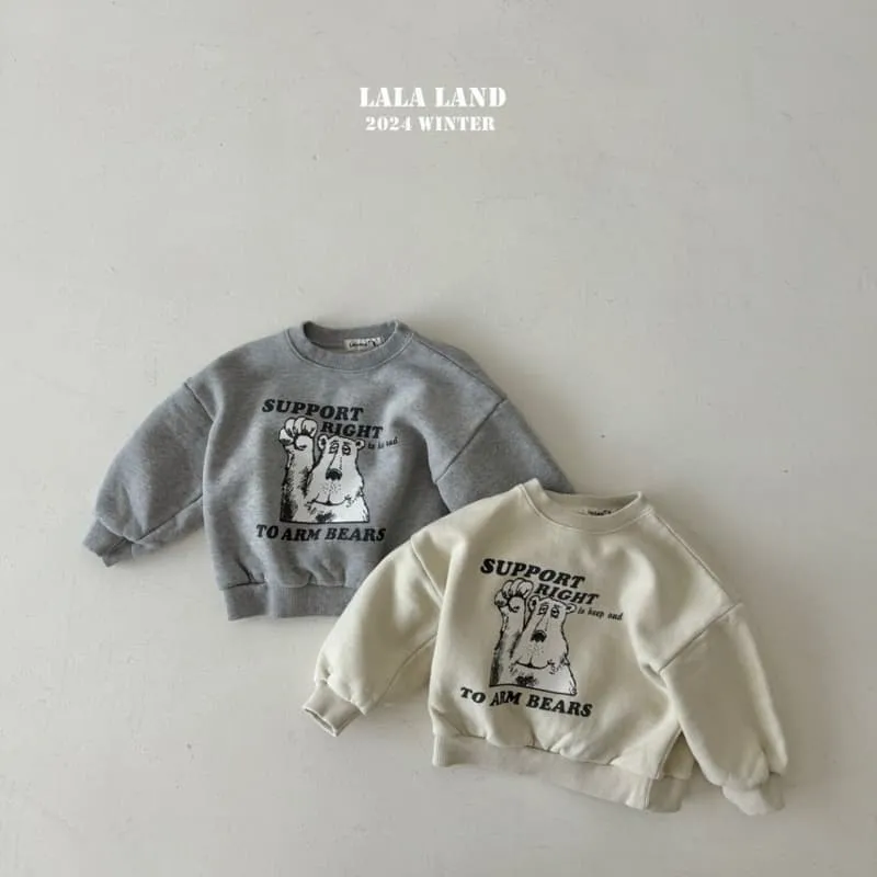 Lalaland - Korean Children Fashion - #discoveringself - Right Bear Sweatshirt - 8