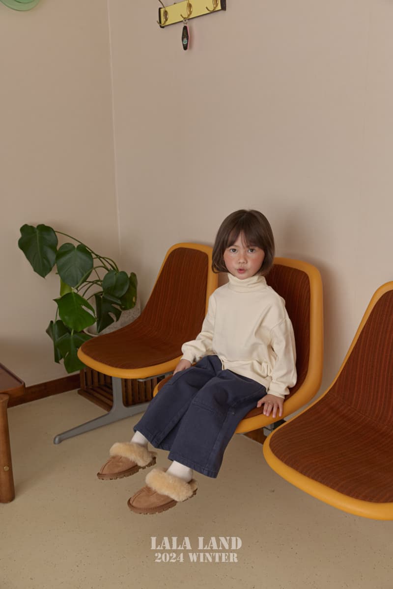 Lalaland - Korean Children Fashion - #fashionkids - Loose Fit Turtleneck Tee