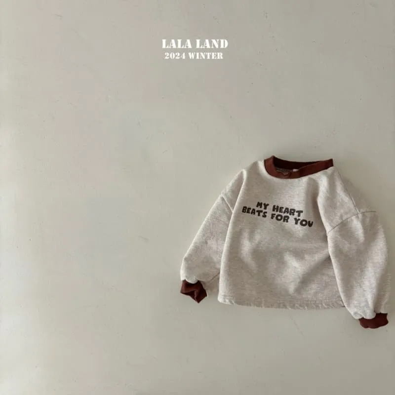 Lalaland - Korean Children Fashion - #fashionkids - My Heart Brushed Raglan Tee - 6