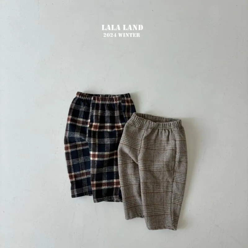 Lalaland - Korean Children Fashion - #fashionkids - Classic Check Pants - 10