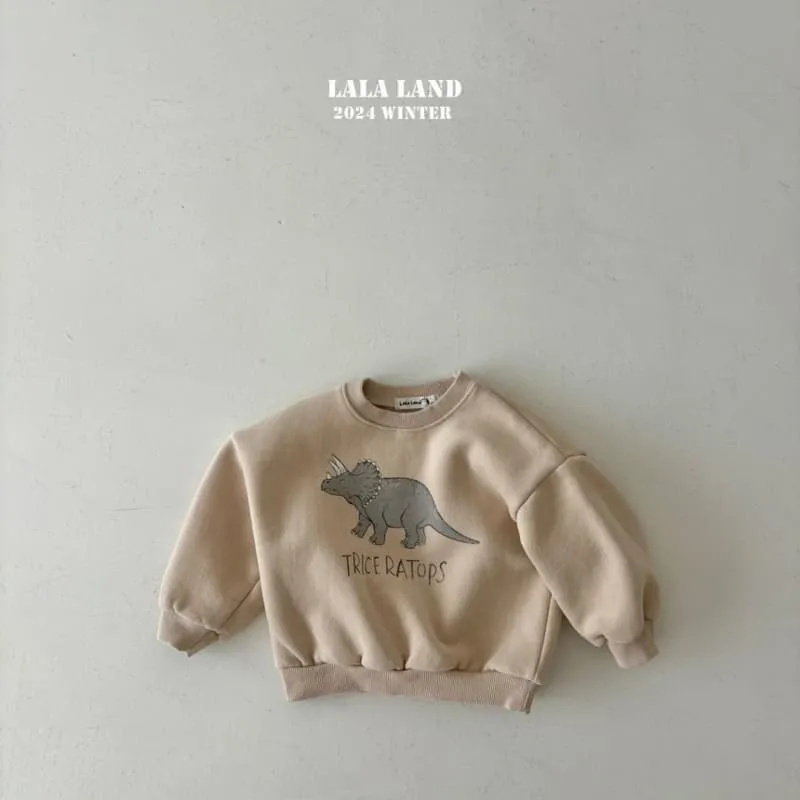 Lalaland - Korean Children Fashion - #kidsshorts - Dino Sweatshirt - 9