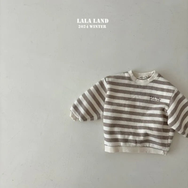 Lalaland - Korean Children Fashion - #kidsshorts - Saint Brushed Sweatshirt - 3