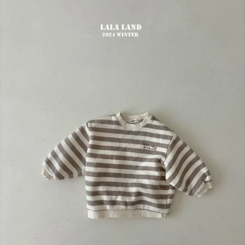 Lalaland - Korean Children Fashion - #kidsshorts - Saint Brushed Sweatshirt - 4