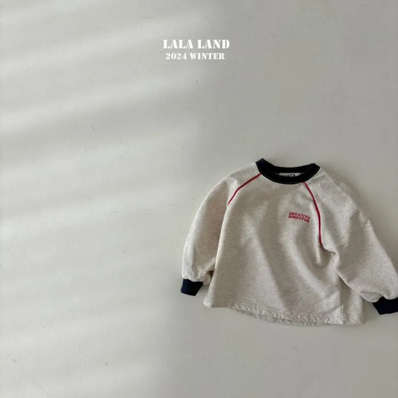 Lalaland - Korean Children Fashion - #kidzfashiontrend - Strap Fleece Raglan Tee - 6