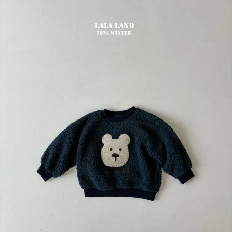 Lalaland - Korean Children Fashion - #kidzfashiontrend - Bear Soft Sweatshirt - 7