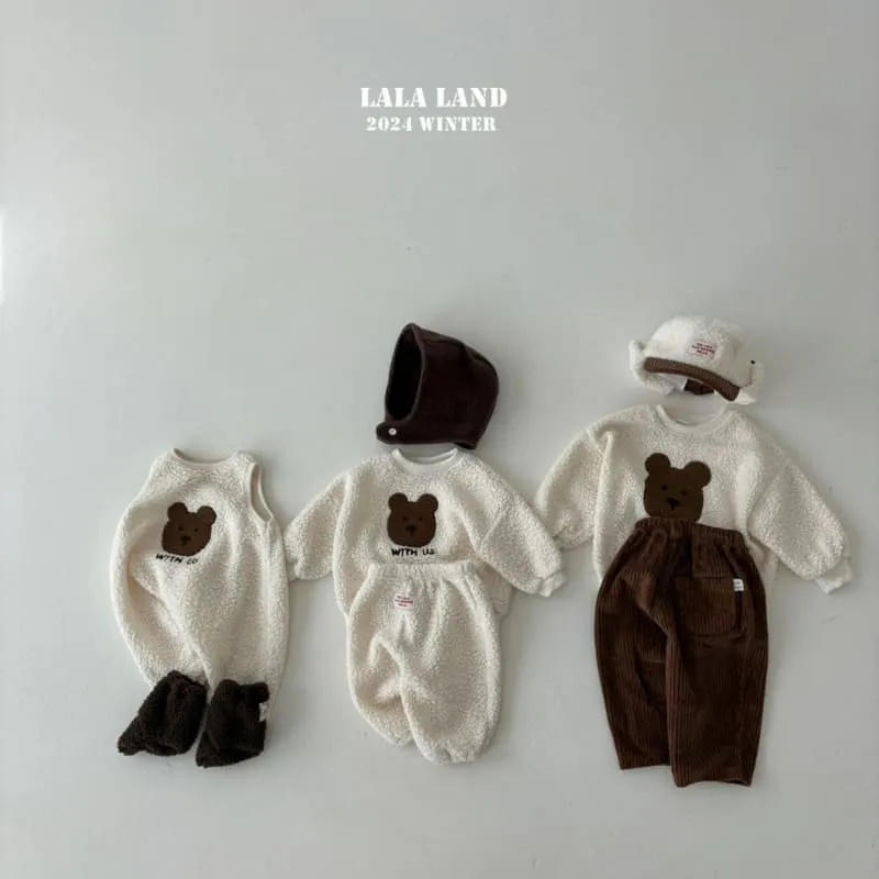 Lalaland - Korean Children Fashion - #kidzfashiontrend - Corduroy Banding Pants - 10