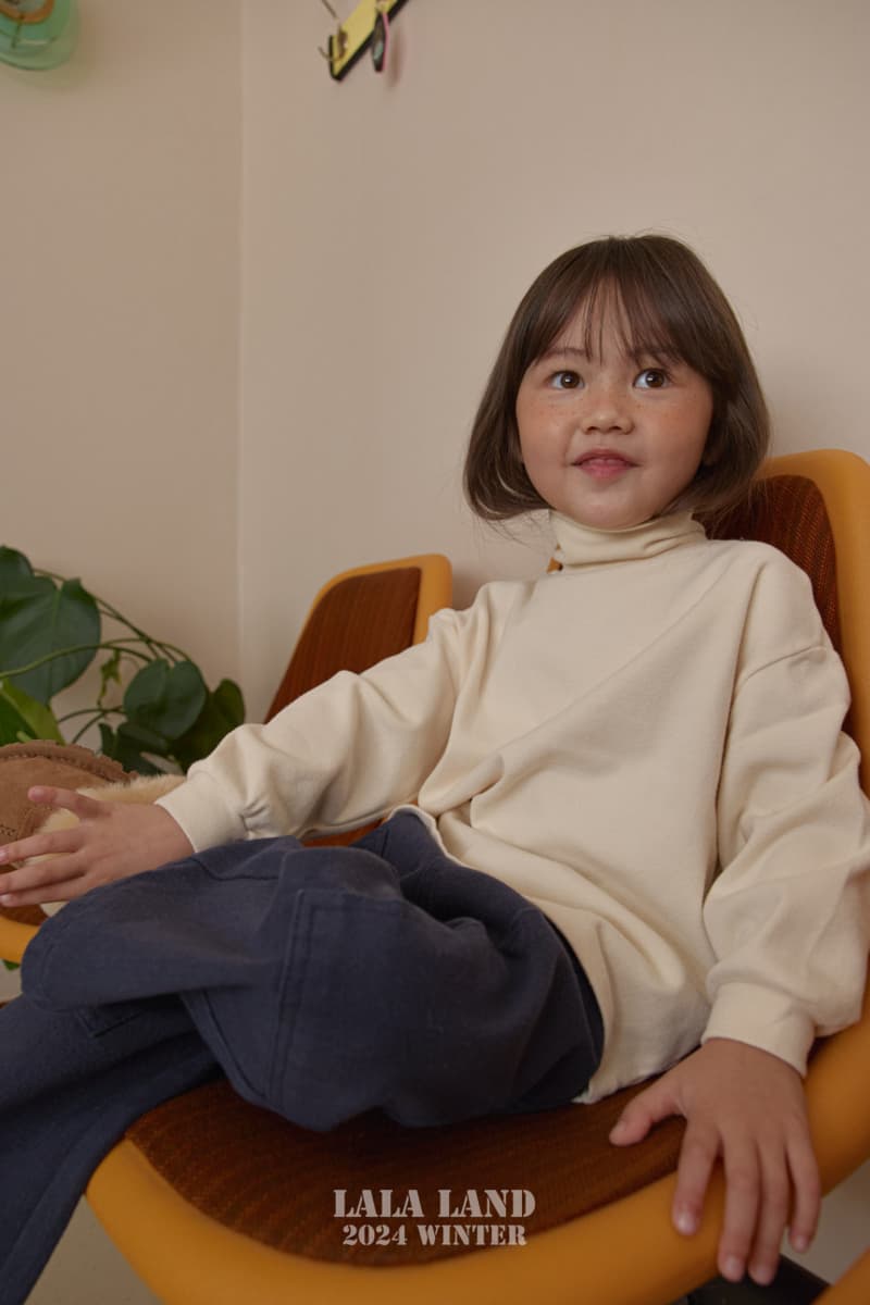 Lalaland - Korean Children Fashion - #minifashionista - Loose Fit Turtleneck Tee - 8