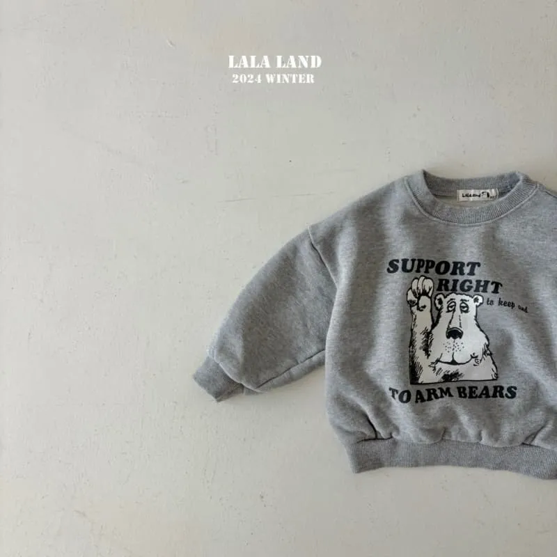 Lalaland - Korean Children Fashion - #minifashionista - Right Bear Sweatshirt - 2