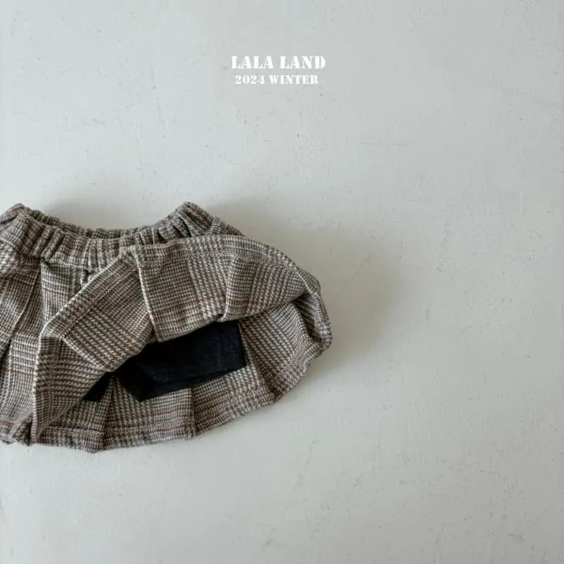 Lalaland - Korean Children Fashion - #minifashionista - Classic Check Skirt - 2