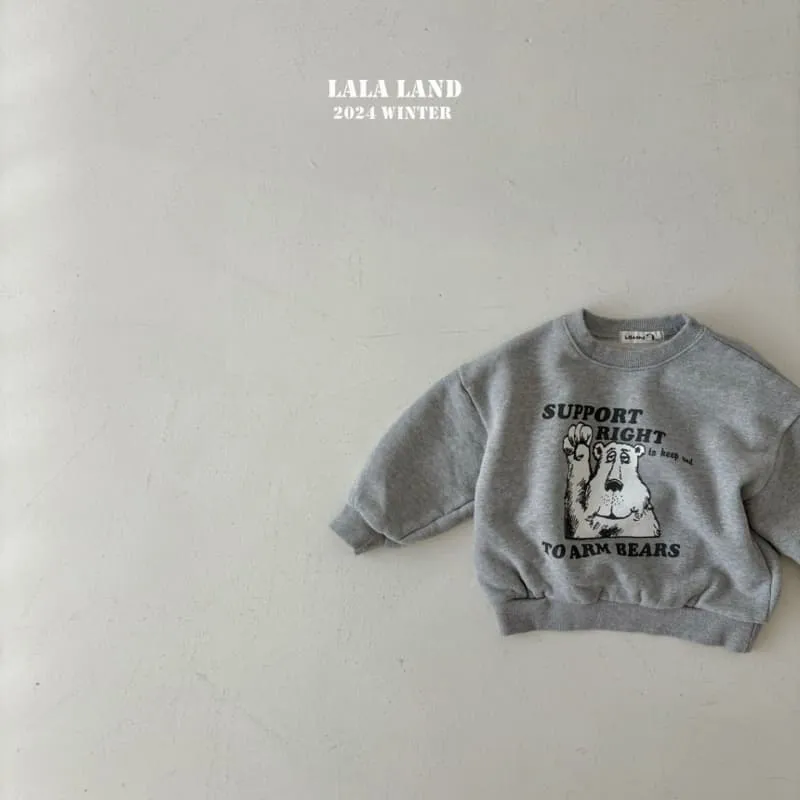 Lalaland - Korean Children Fashion - #prettylittlegirls - Right Bear Sweatshirt - 3