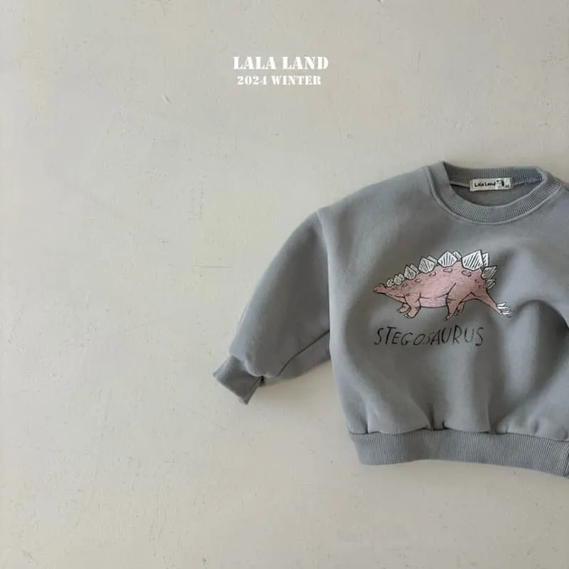 Lalaland - Korean Children Fashion - #prettylittlegirls - Dino Sweatshirt - 2