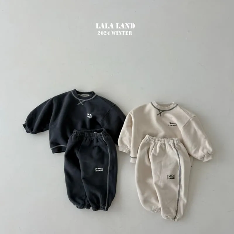 Lalaland - Korean Children Fashion - #stylishchildhood - Brushed Stitch Jogger Pants - 10