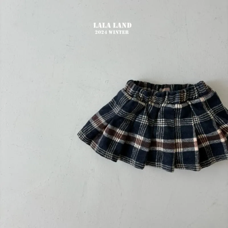 Lalaland - Korean Children Fashion - #stylishchildhood - Classic Check Skirt - 6