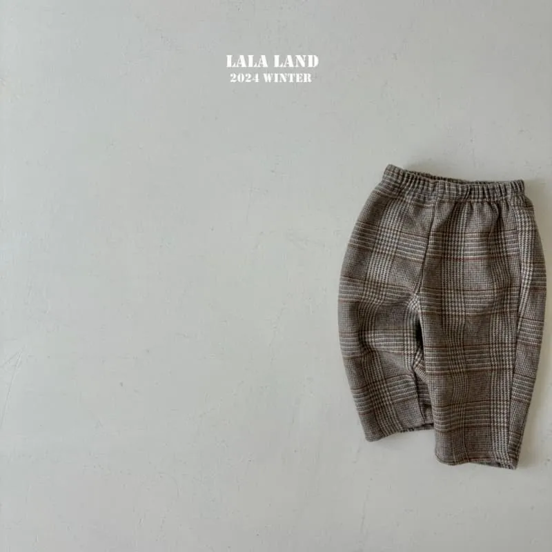 Lalaland - Korean Children Fashion - #stylishchildhood - Classic Check Pants - 5