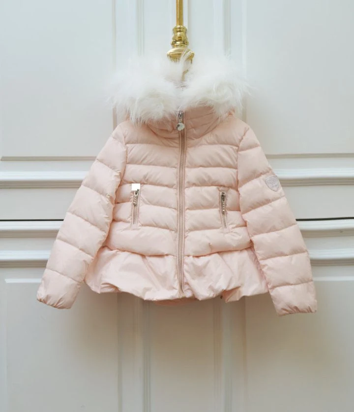 Le Bev - Korean Children Fashion - #Kfashion4kids - Frill Down Jacket (XL) - 8