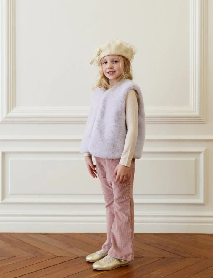 Le Bev - Korean Children Fashion - #kidzfashiontrend - Warm Corduroy Span Pants - 4