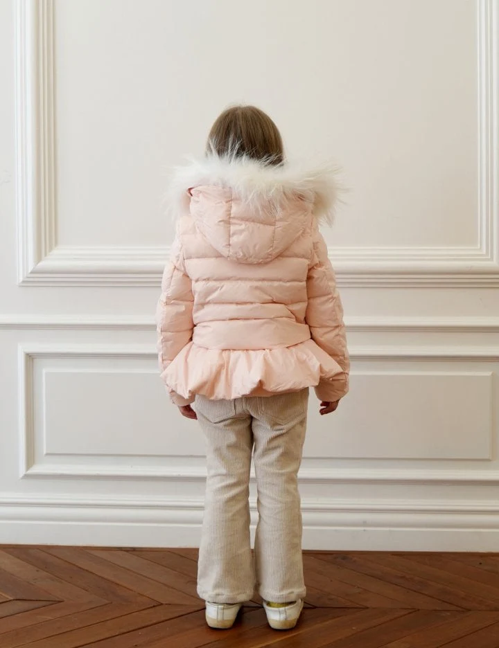 Le Bev - Korean Children Fashion - #discoveringself - Frill Down Jacket (XL) - 3