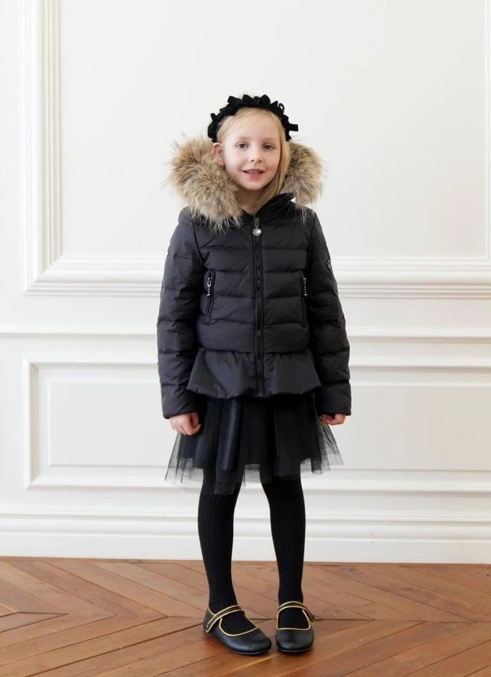 Le Bev - Korean Children Fashion - #discoveringself - Frill Down Jacket (XL) - 4