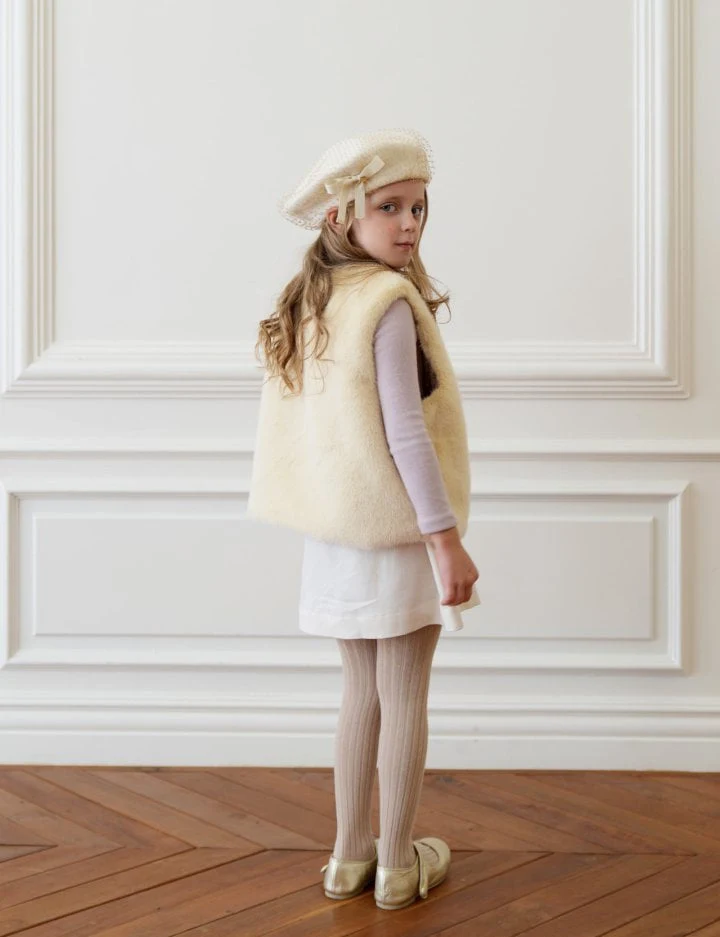 Le Bev - Korean Children Fashion - #kidsshorts - Mink Vest - 2