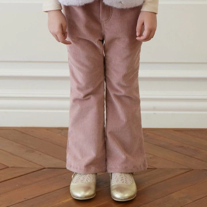 Le Bev - Korean Children Fashion - #kidsshorts - Warm Corduroy Span Pants