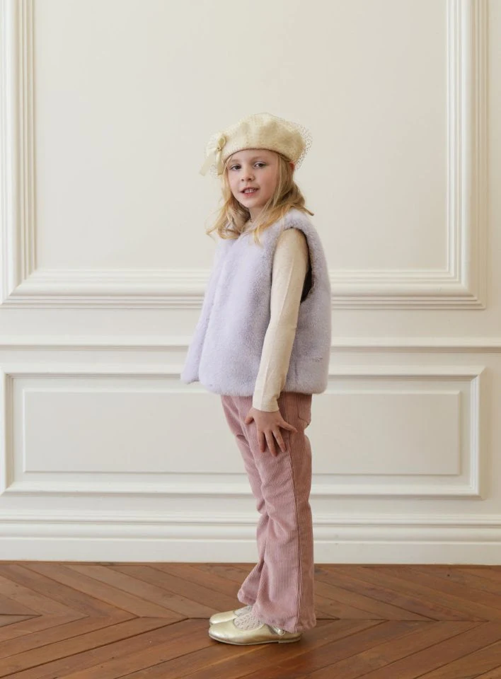 Le Bev - Korean Children Fashion - #kidsstore - Mink Vest - 4