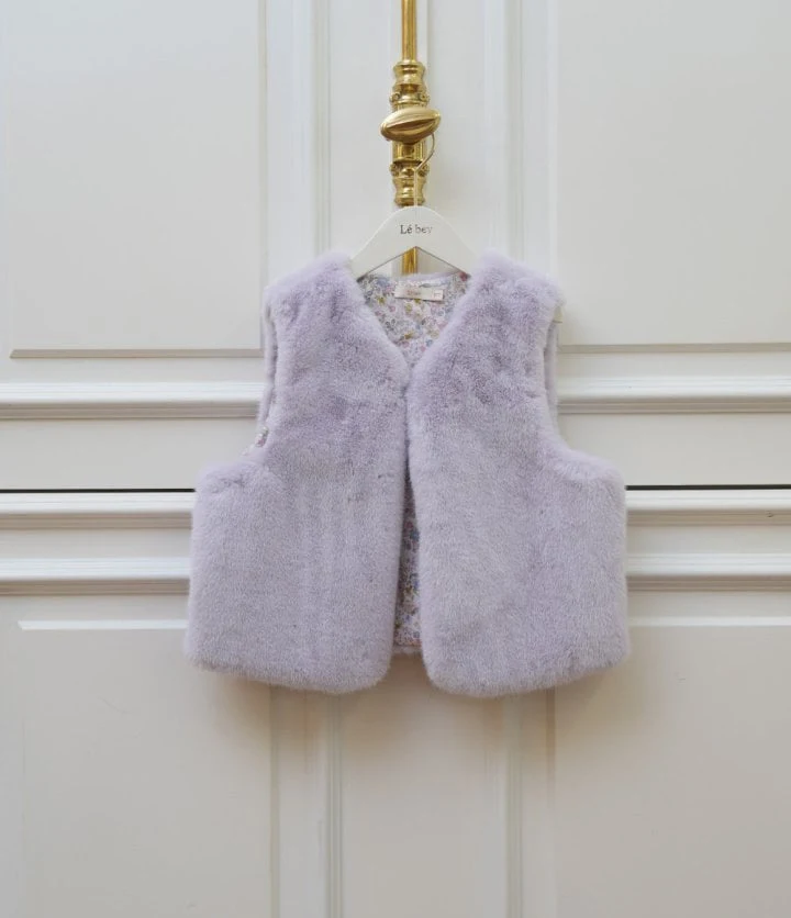 Le Bev - Korean Children Fashion - #prettylittlegirls - Mink Vest - 9