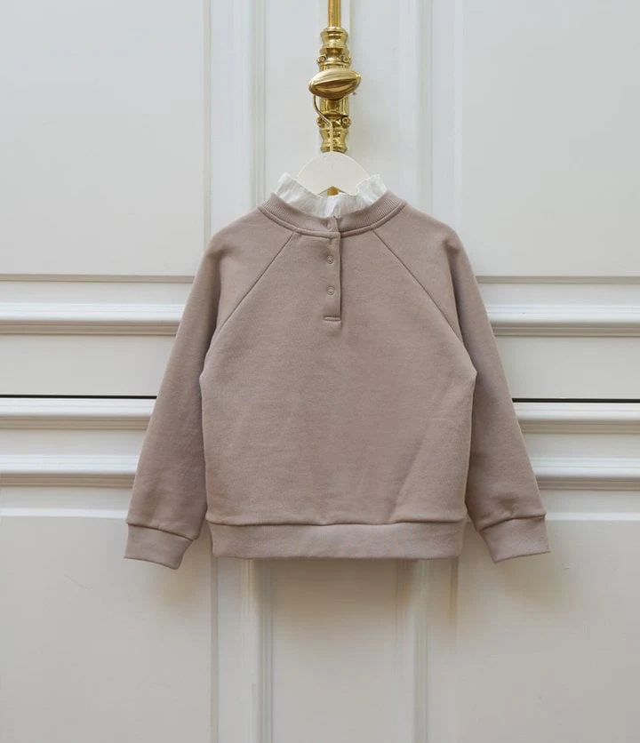 Le Bev - Korean Children Fashion - #stylishchildhood - Frill Sweatshirt (XL) - 9