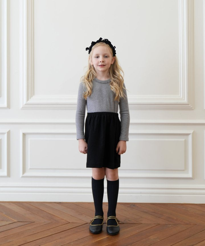 Le Bev - Korean Children Fashion - #todddlerfashion - Cozy Two Tone Dress - 6