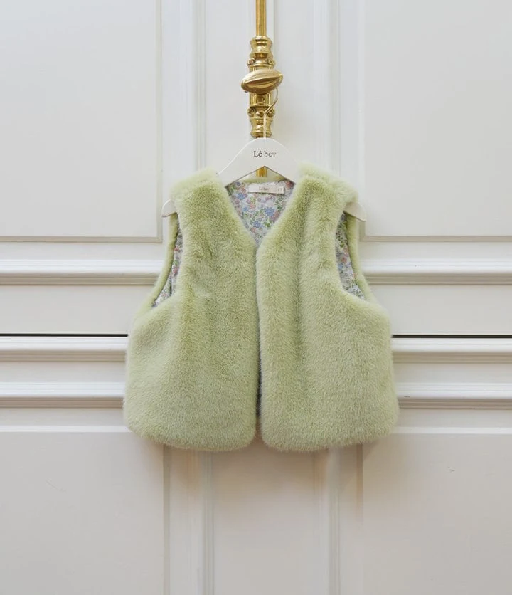 Le Bev - Korean Children Fashion - #toddlerclothing - Mink Vest - 11