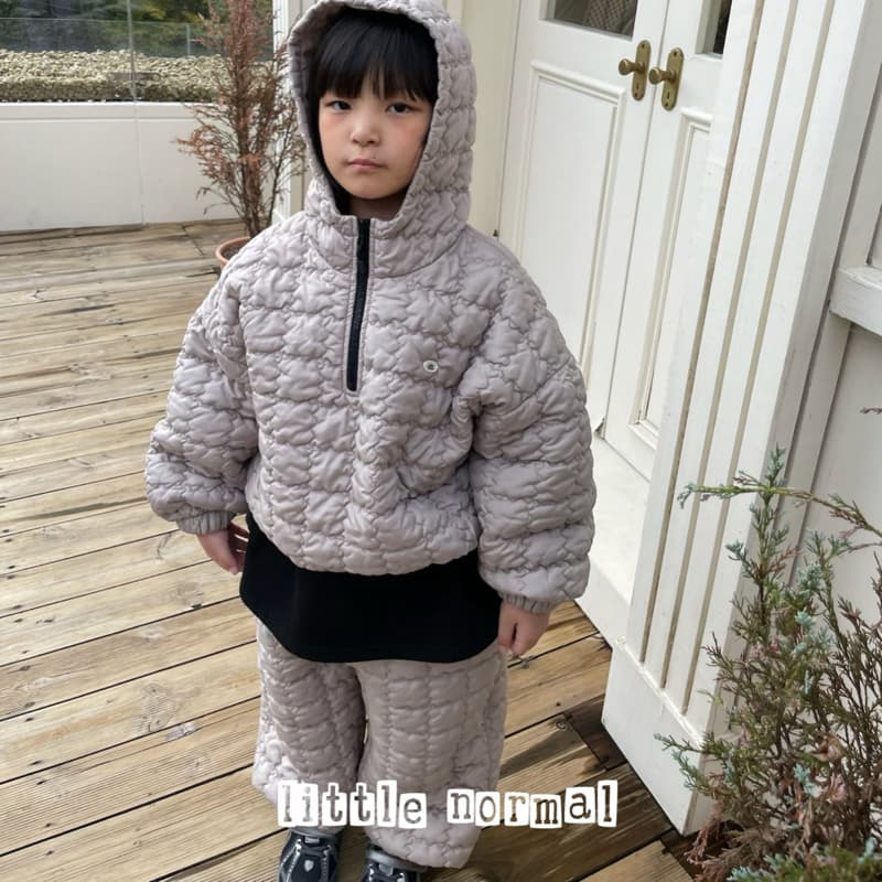 Little Normal - Korean Children Fashion - #childofig - Embossed Hood Top - 9