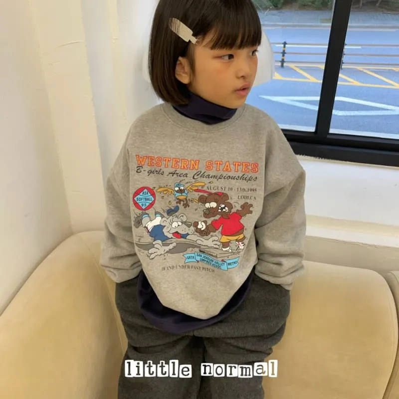 Little Normal - Korean Children Fashion - #childofig - Western Sweatshirt - 10