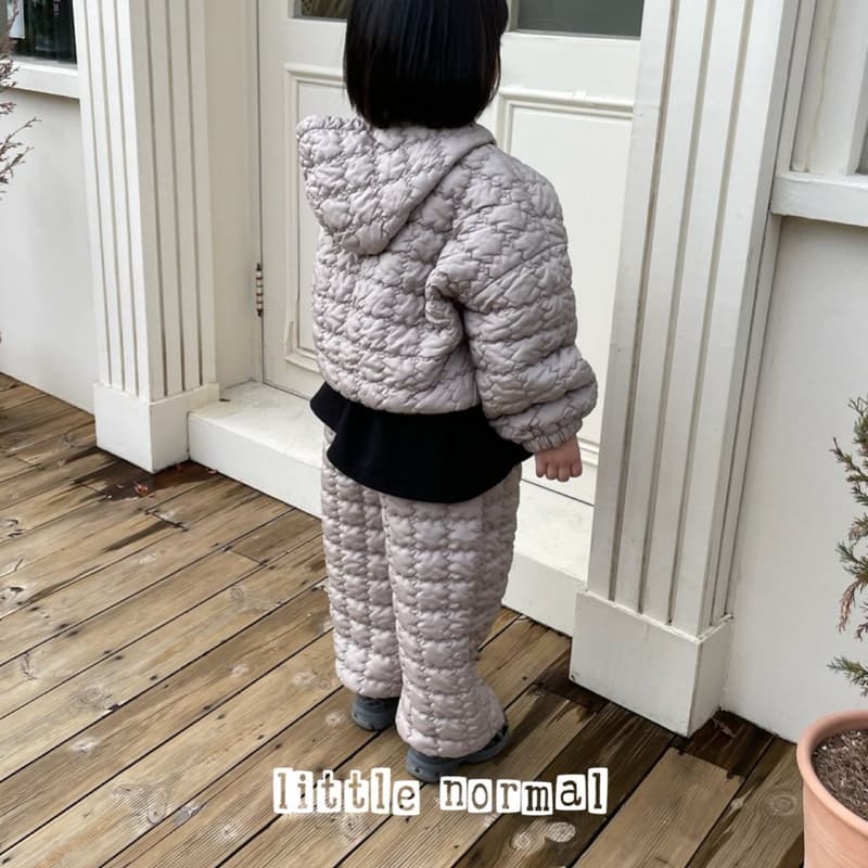 Little Normal - Korean Children Fashion - #childrensboutique - Embossed Pants - 9