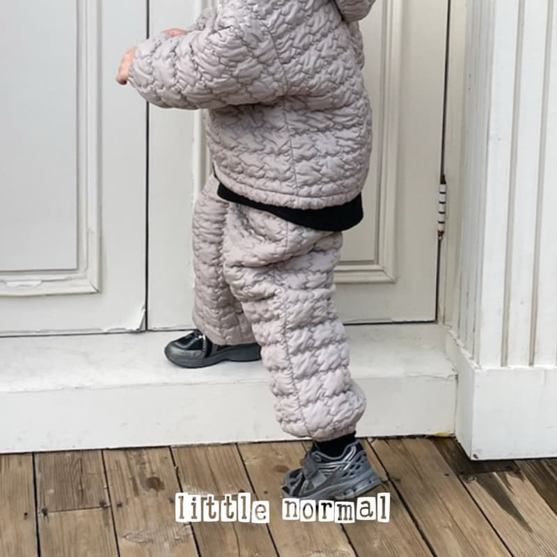 Little Normal - Korean Children Fashion - #designkidswear - Embossed Pants - 10