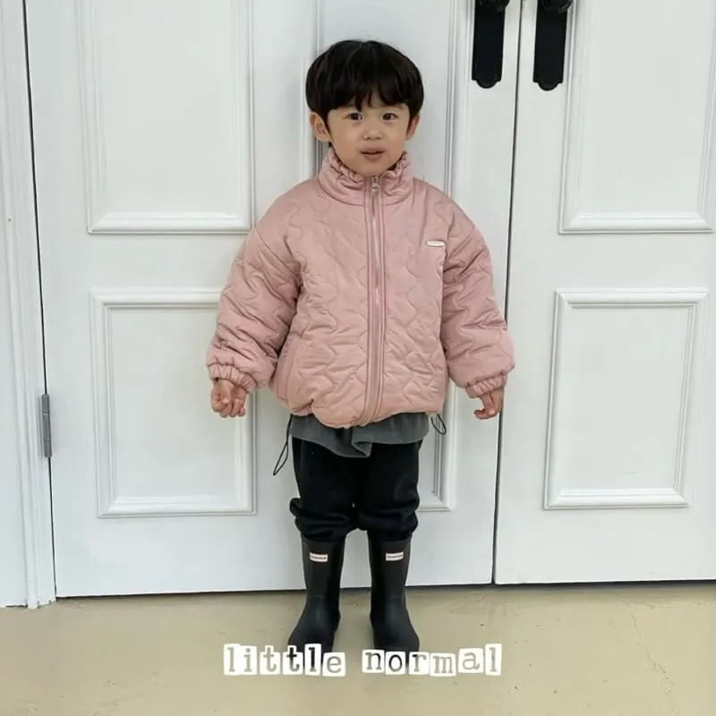 Little Normal - Korean Children Fashion - #discoveringself - Wave Padded Jumper - 5