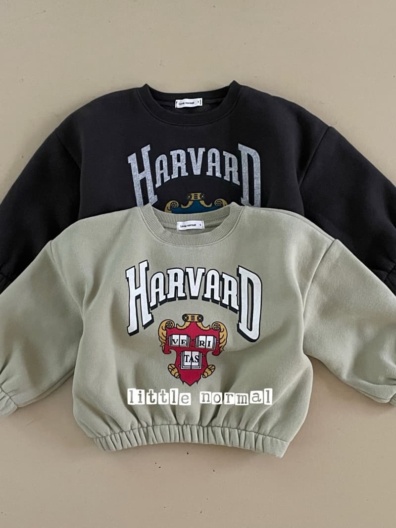 Little Normal - Korean Children Fashion - #kidsshorts - Harvard Sweatshirt - 5