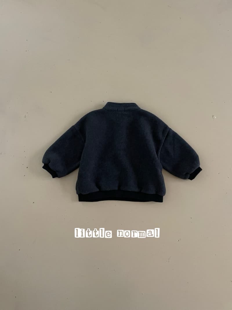 Little Normal - Korean Children Fashion - #kidsshorts - Logo Patch Sweatshirt - 4