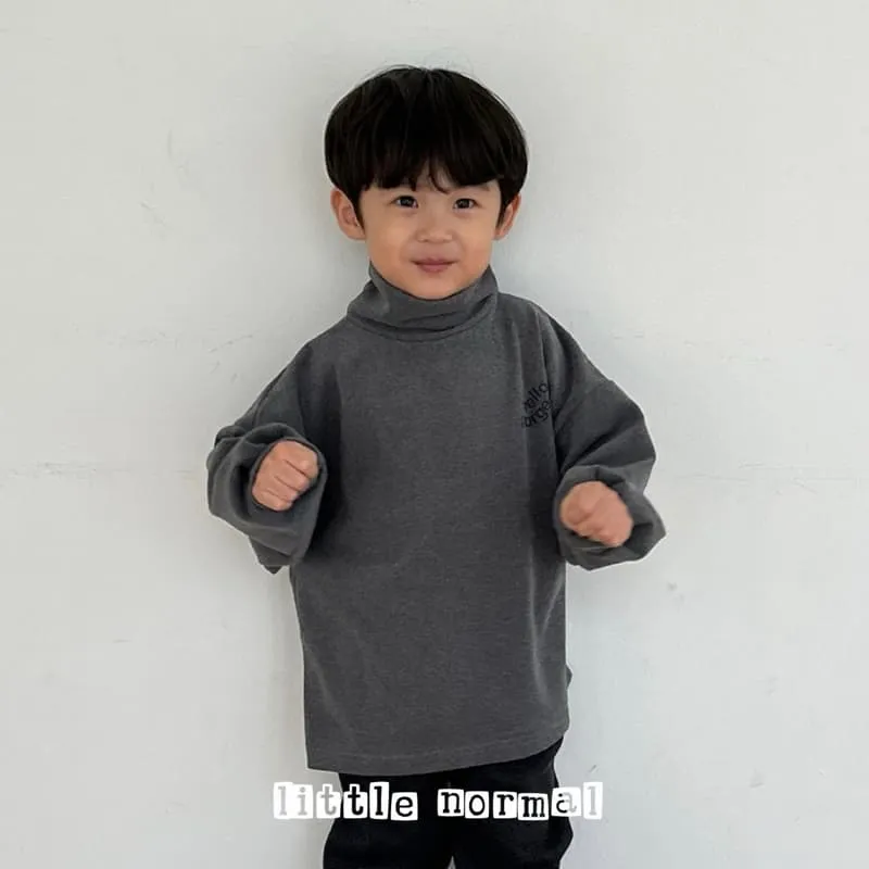 Little Normal - Korean Children Fashion - #littlefashionista - Factory Turtleneck Tee - 7