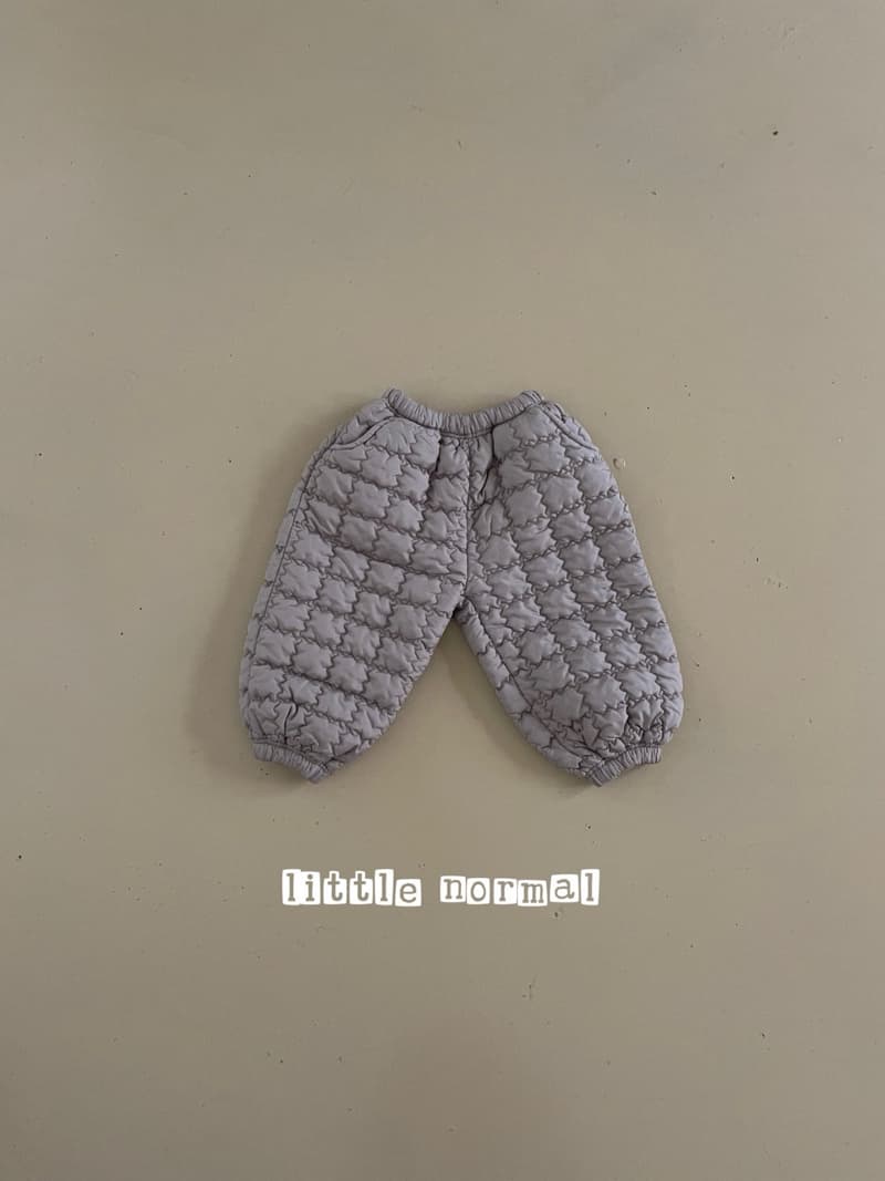 Little Normal - Korean Children Fashion - #minifashionista - Embossed Pants - 3