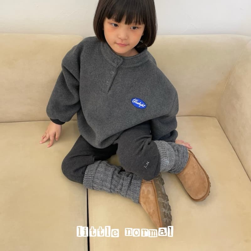 Little Normal - Korean Children Fashion - #minifashionista - Logo Patch Sweatshirt - 9