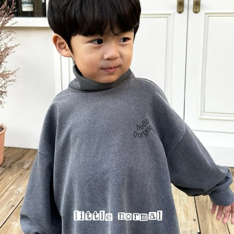 Little Normal - Korean Children Fashion - #prettylittlegirls - Factory Turtleneck Tee - 10