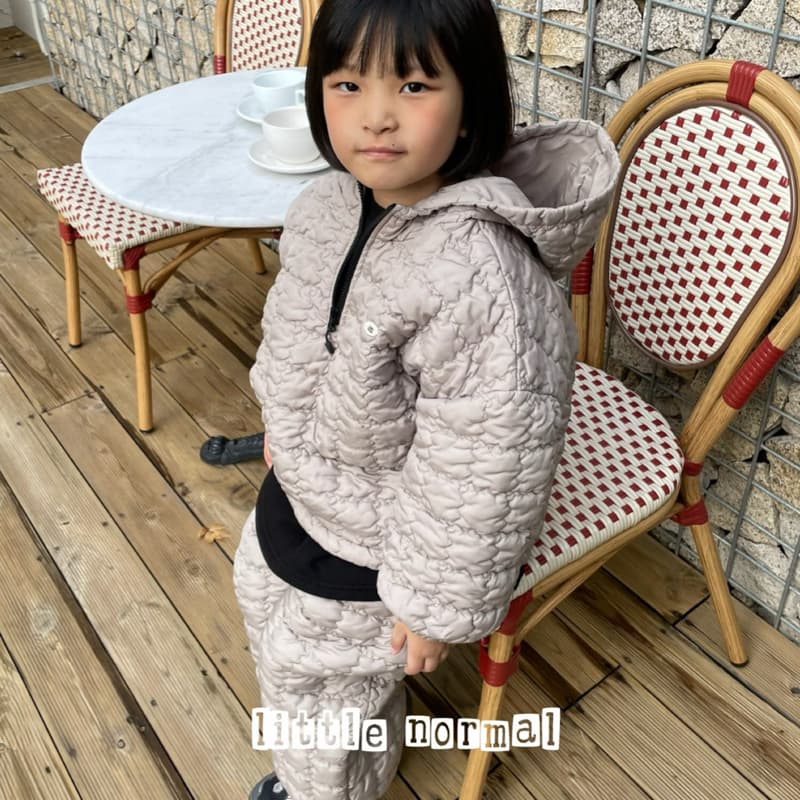 Little Normal - Korean Children Fashion - #stylishchildhood - Embossed Hood Top - 8