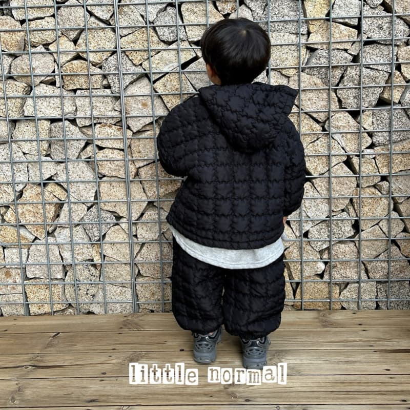 Little Normal - Korean Children Fashion - #toddlerclothing - Embossed Pants - 6