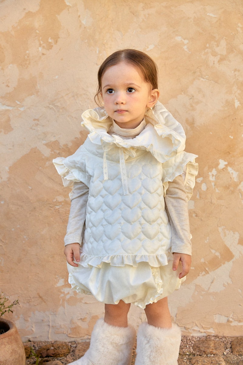 Lolobole - Korean Children Fashion - #childofig - Loloboli Frill Padded Cape - 6