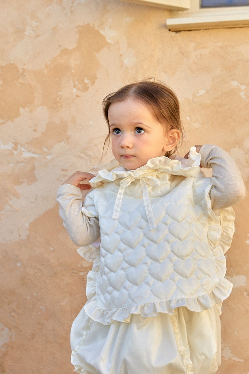 Lolobole - Korean Children Fashion - #childrensboutique - Loloboli Frill Padded Cape - 7