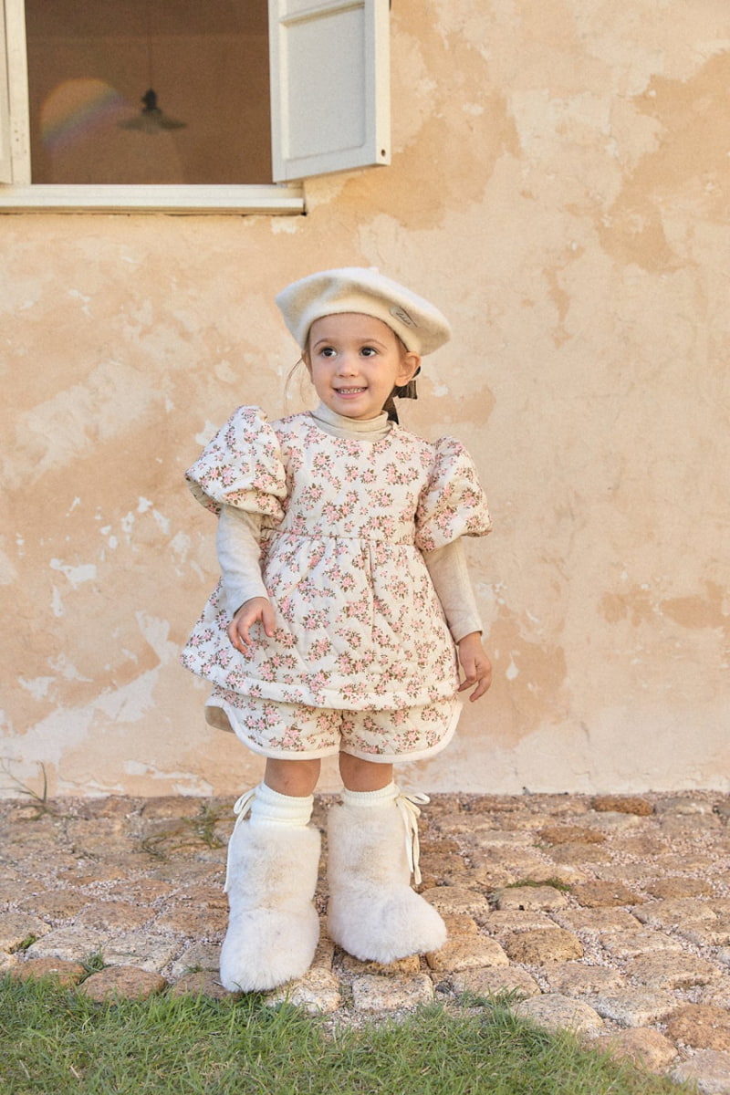 Lolobole - Korean Children Fashion - #childrensboutique - Roman Padding Blanc - 3